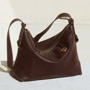 Songmont Medium Yore Hobo Bag (Minimal Version) in Raisin